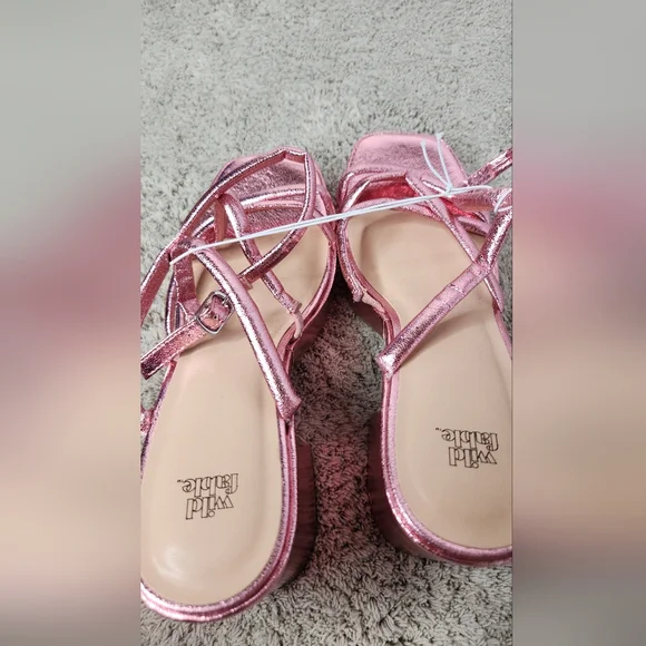 Women's Astro Strappy Platform Heels - Wild Fable - 9 - Picture 9 of 13